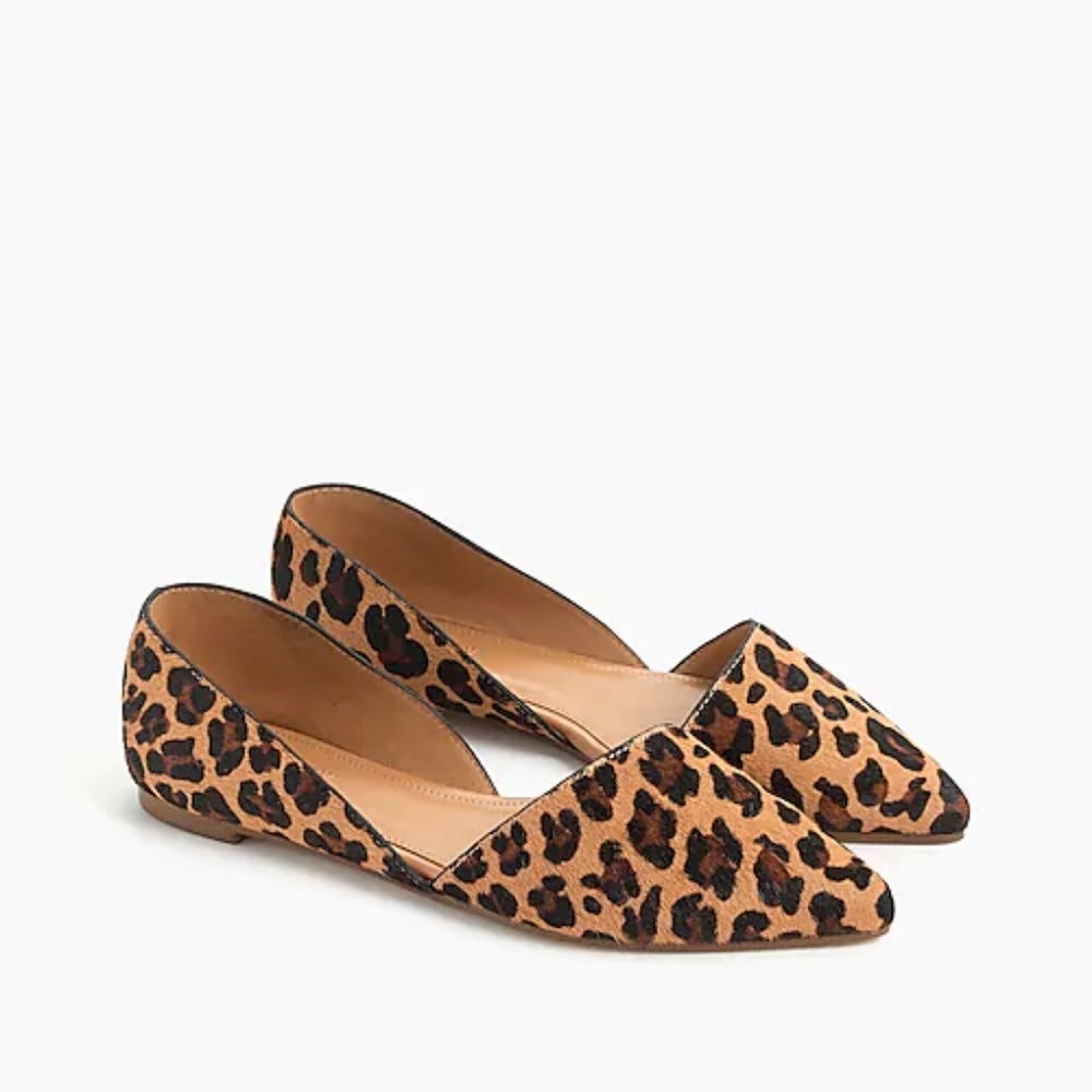 J Crew Leopard Flats